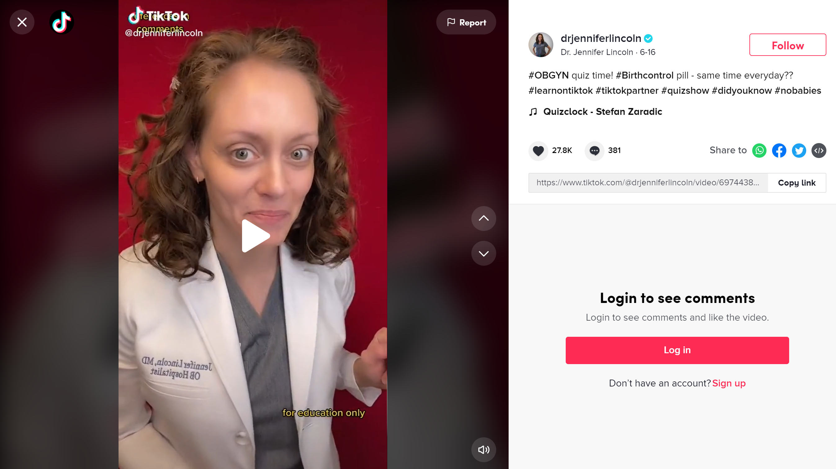 Dr. Jennifer Lincoln
